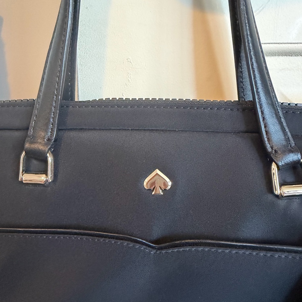 kate spade Black Nylon Laptop Briefcase with Shoulder Strap - Picture 2 of 10